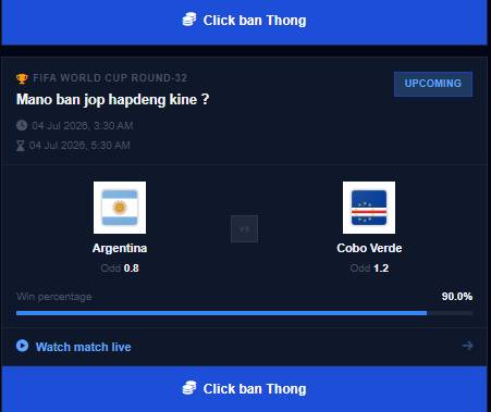 Kumno ba phin thong ia ki jingia lehkai FIFA World Cup mynta da u Coins hadien ba pynduh na ka App